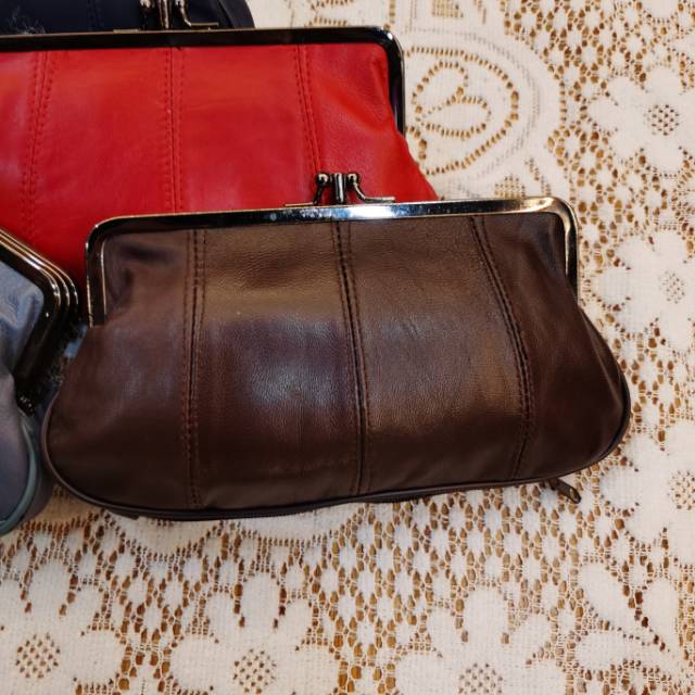 真皮夹子包零钱包女士包产品图