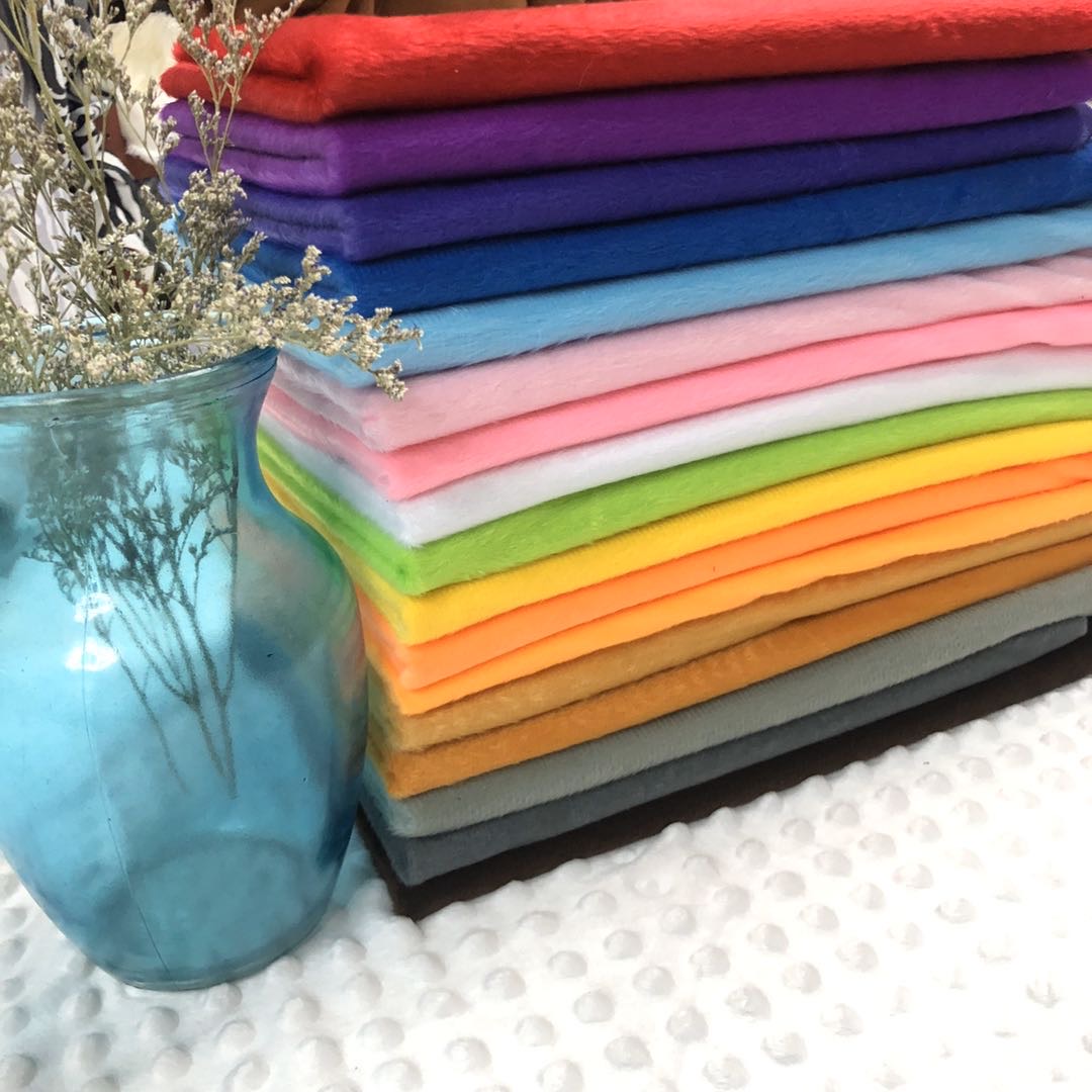 Direct sales from the manufacturer of plain short plush fabric, multi-color plush toy fabric and performance costumes Specification image