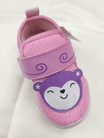 儿童小童粉色小猴运动鞋透气卡通图案休闲魔术贴鞋女童鞋