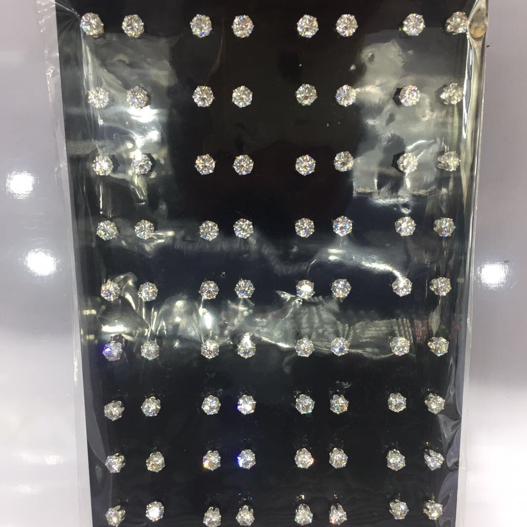 女士金属镶钻耳钉耳饰欧美风格厂家直销