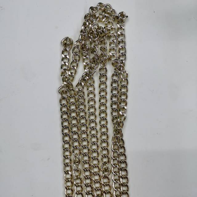 高档电镀包包链装饰流苏链细铁链承重链可分截金属链