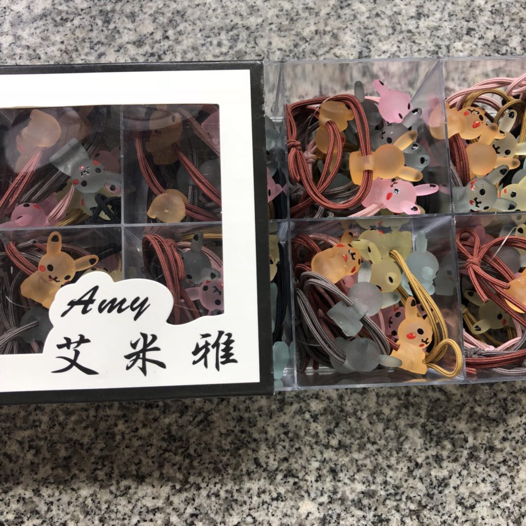 Korean cartoon Pikachu hair ties, new knotted hair ties, direct sales from the original manufacturer