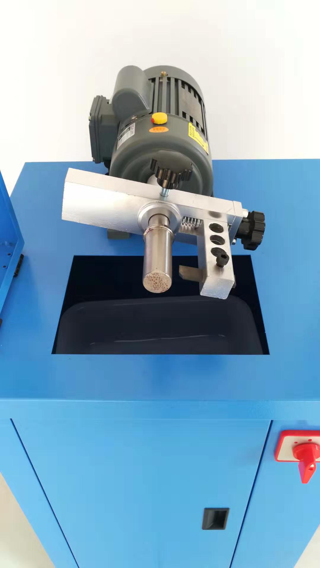 Hydraulic rubber hose stripping machine details Picture
