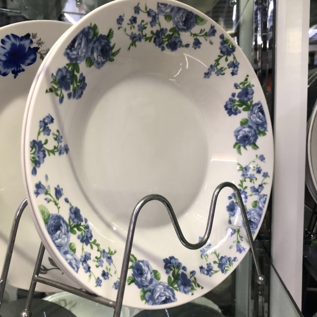 Simple Style Pure Ceramic 9-Inch Soup Plate details Picture