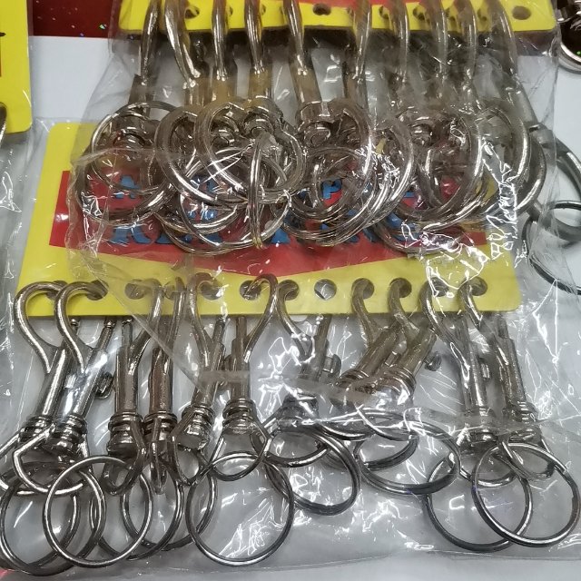 精品时尚不锈钢钥匙扣宠物扣公仔扣挂式配件