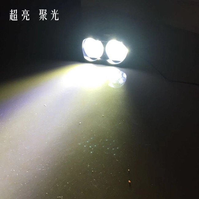 Motorcycle led headlights, ultra-bright 30w high-intensity lamps, flashing 12V headlights, laser cannon spotlight manufacturer details Picture
