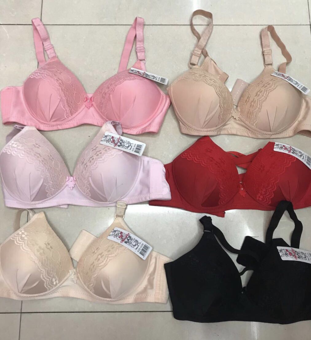 厂家直销外贸bra新款蕾丝光面文胸内衣大码时尚舒适胸罩细节图