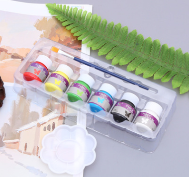 美术用品颜料儿童diy手绘丙烯颜料手绘墙绘纺织绘画颜料厂家直销产品图