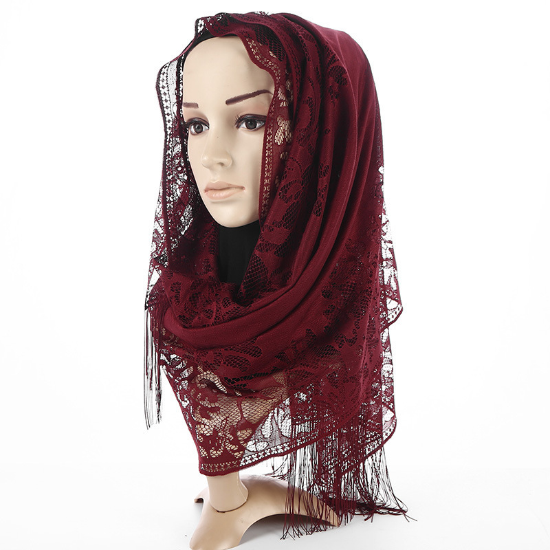 围巾女时尚百搭爆款薄款穆斯林包头头巾产品图