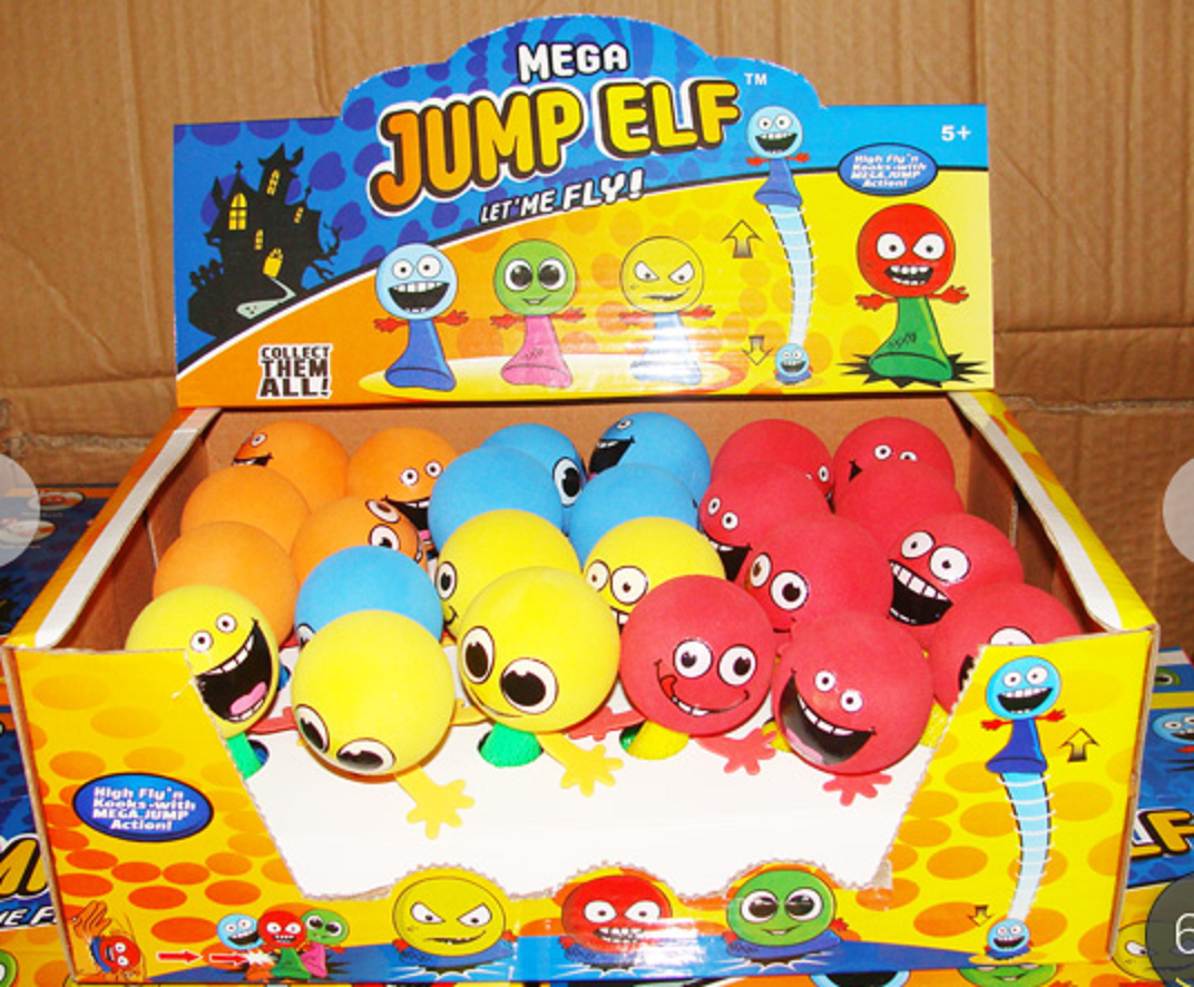 Children's educational toys bounce fairy EVA spring people jump people new strange toys thumbnail