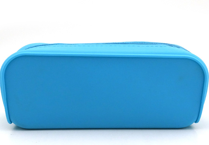 收纳笔袋简洁风格设计学生文具盒拉链长形笔袋产品图