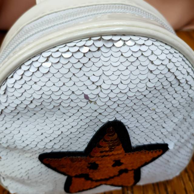 Casual Travel Backpack With Sequins details Picture