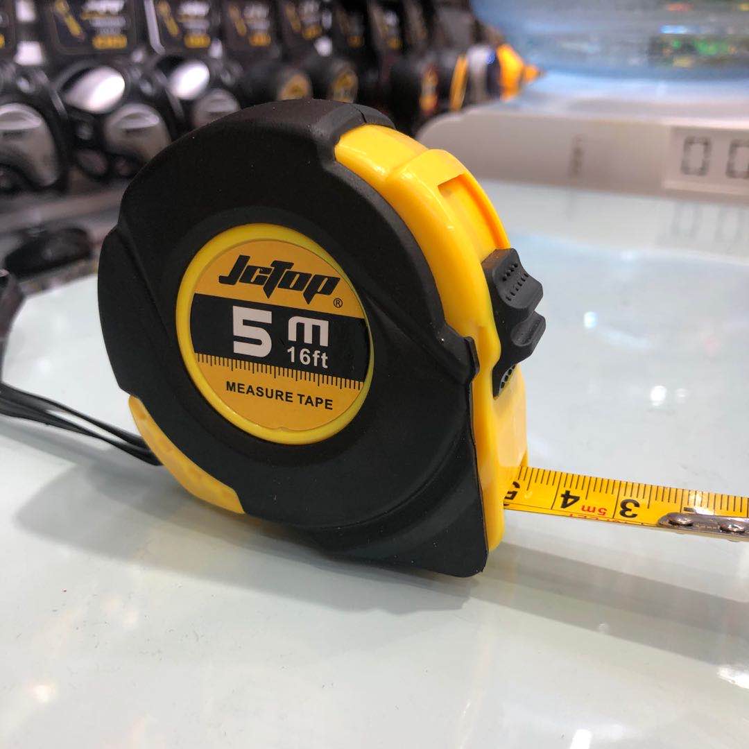 Factory wholesale stainless steel tape measures 3m, 5m, 7.5m, 10m, anti-drop and wear-resistant box measures, plastic shell rubber-coated measures