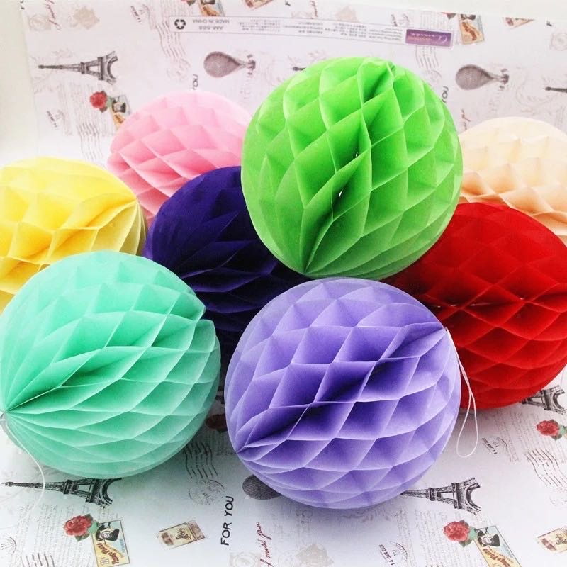 Honeycomb ball paper lantern pendant, Mid-Autumn Festival decoration, honeycomb color ball paper latte art, wedding and kindergarten decoration pendant details Picture