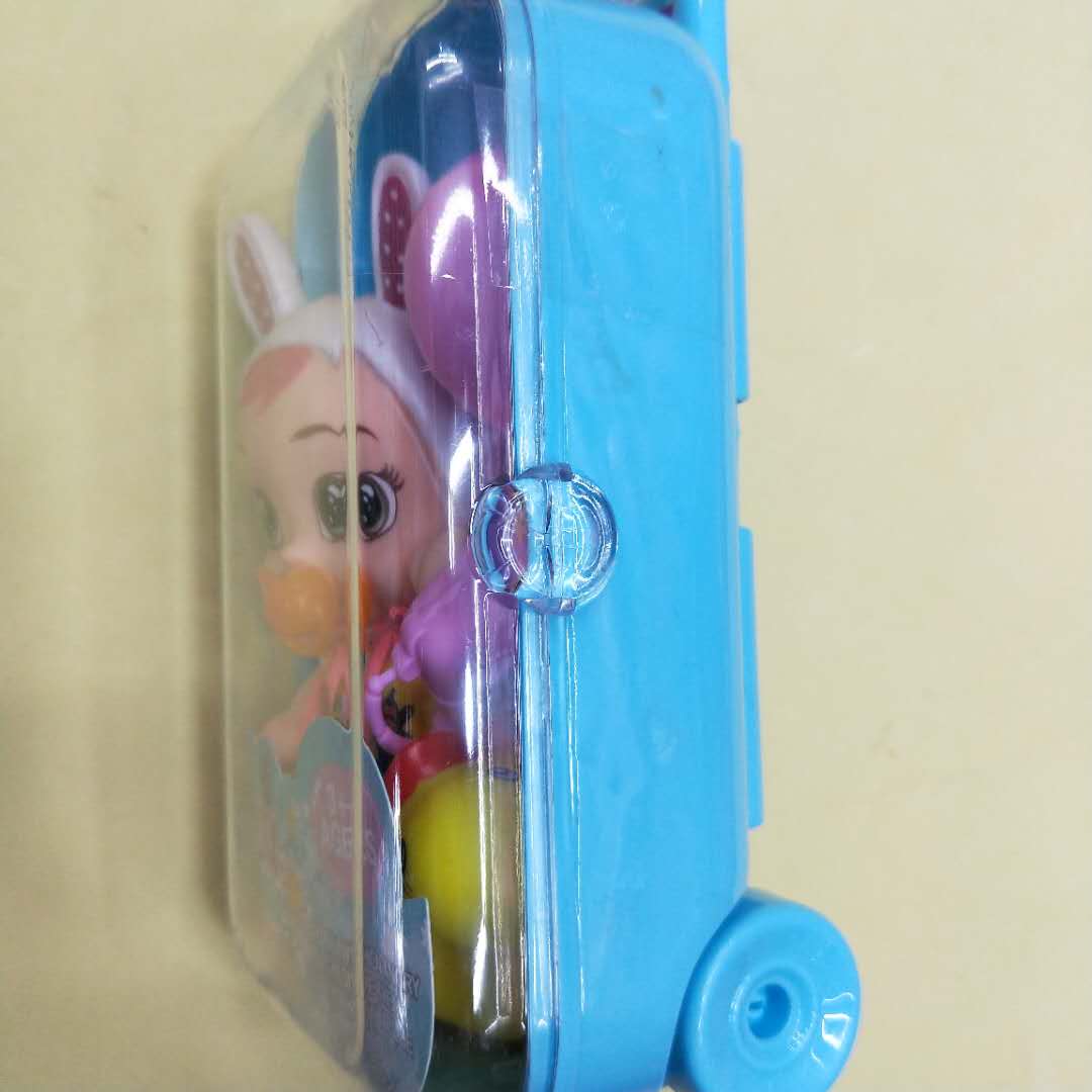 儿童女孩手提行李过家家饰品3-6岁公主女娃娃拉杆箱玩具详情图2