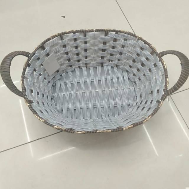 藤编铁艺茶点盘茶桌收纳盒面包筐零食糖果盘果篮细节图
