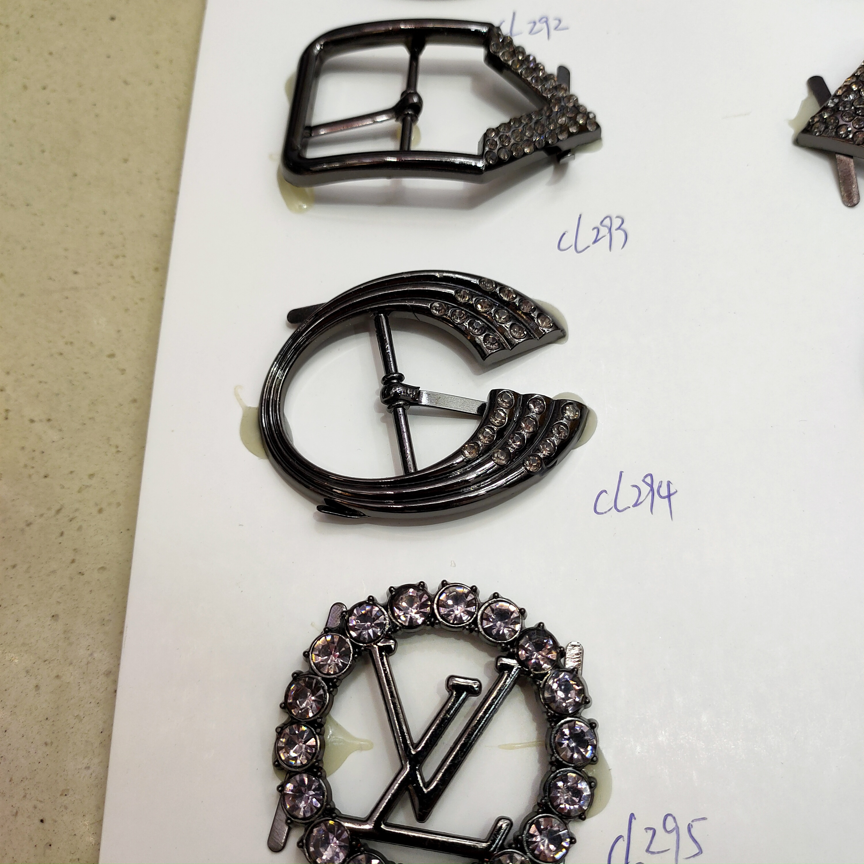 Fashion Women's Shoes Rhinestones Diy Clothing Bags Metal Accessories Decoration Can Be Customized details Picture