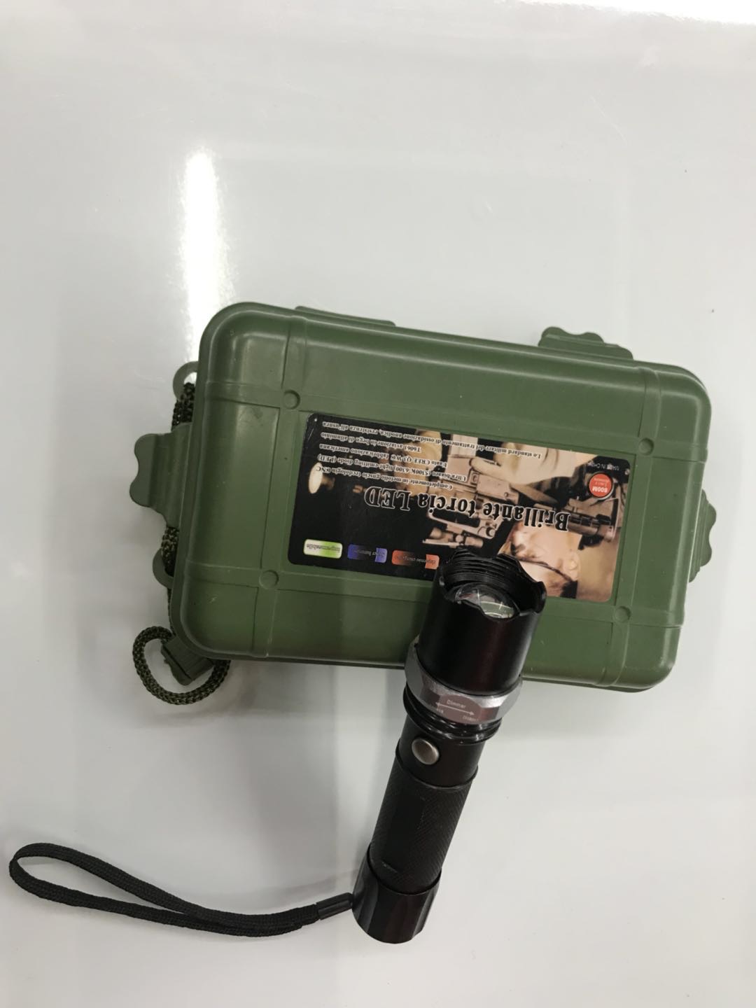 便携强光手电筒户外超亮远射多功能小家用充电锂电 001细节图