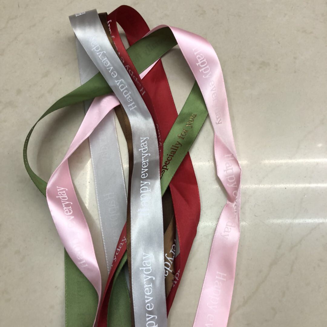 1-meter-long bright engraved bow, ribbon, webbing, colored ribbon, satin ribbon, wedding silk ribbon roll, DIY edge wrap, customizable details Picture