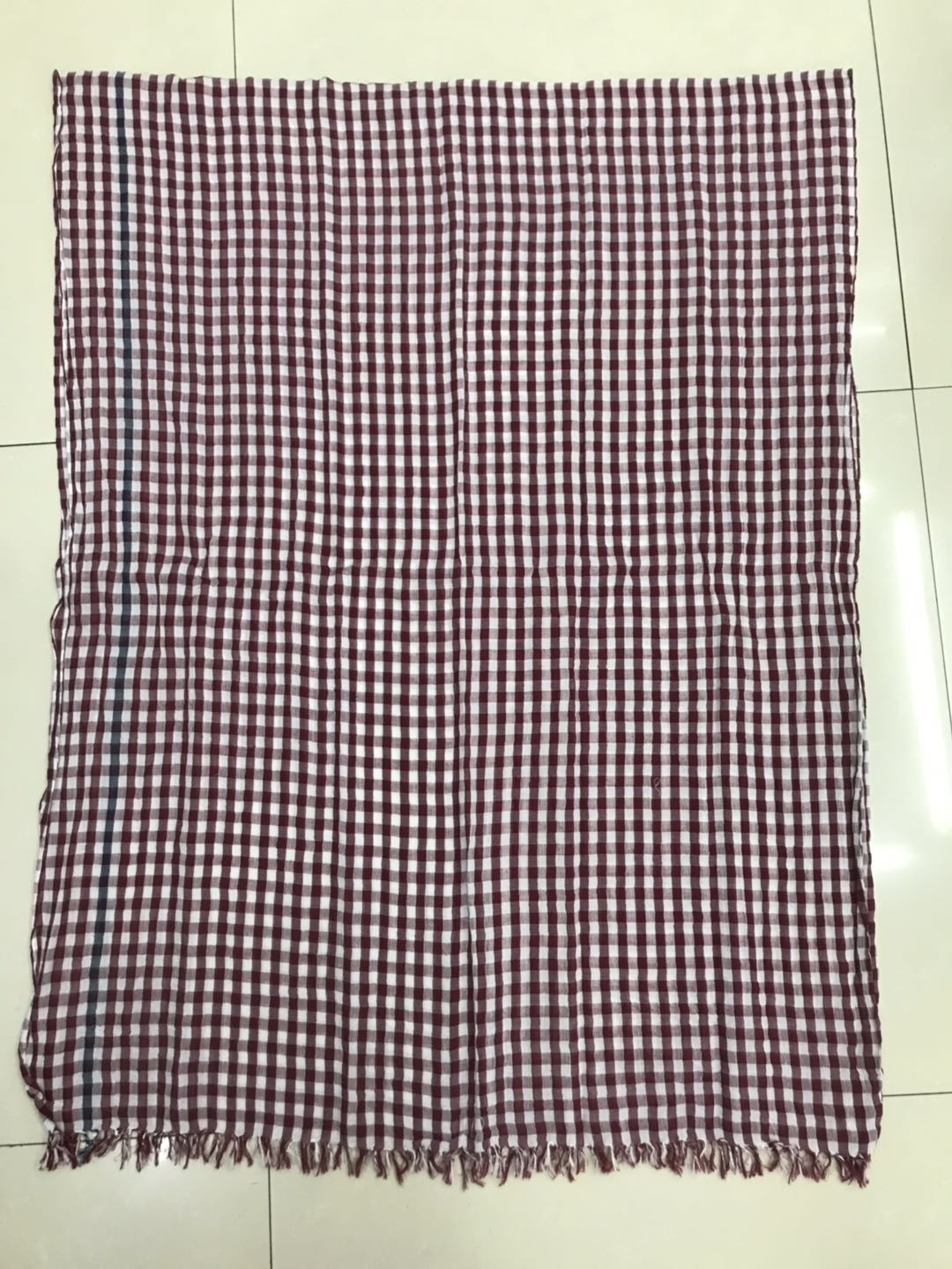 Women's Scarf Fashion Everything Trend Burst Cotton Plaid details Picture