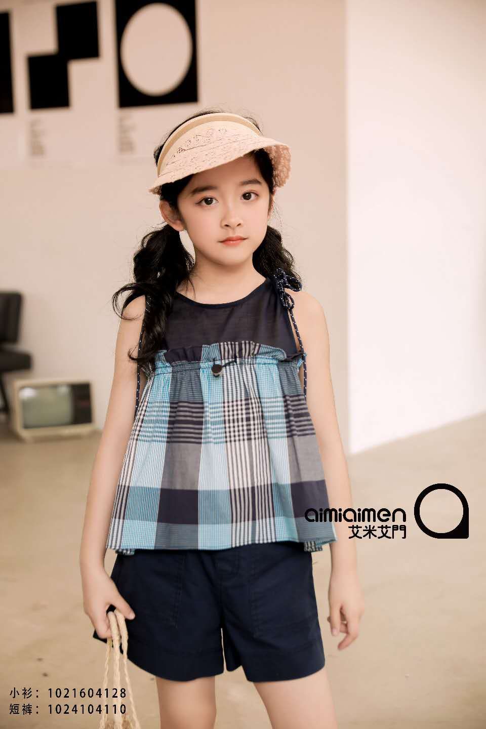艾米艾门夏款女童小衫尺寸国际风图