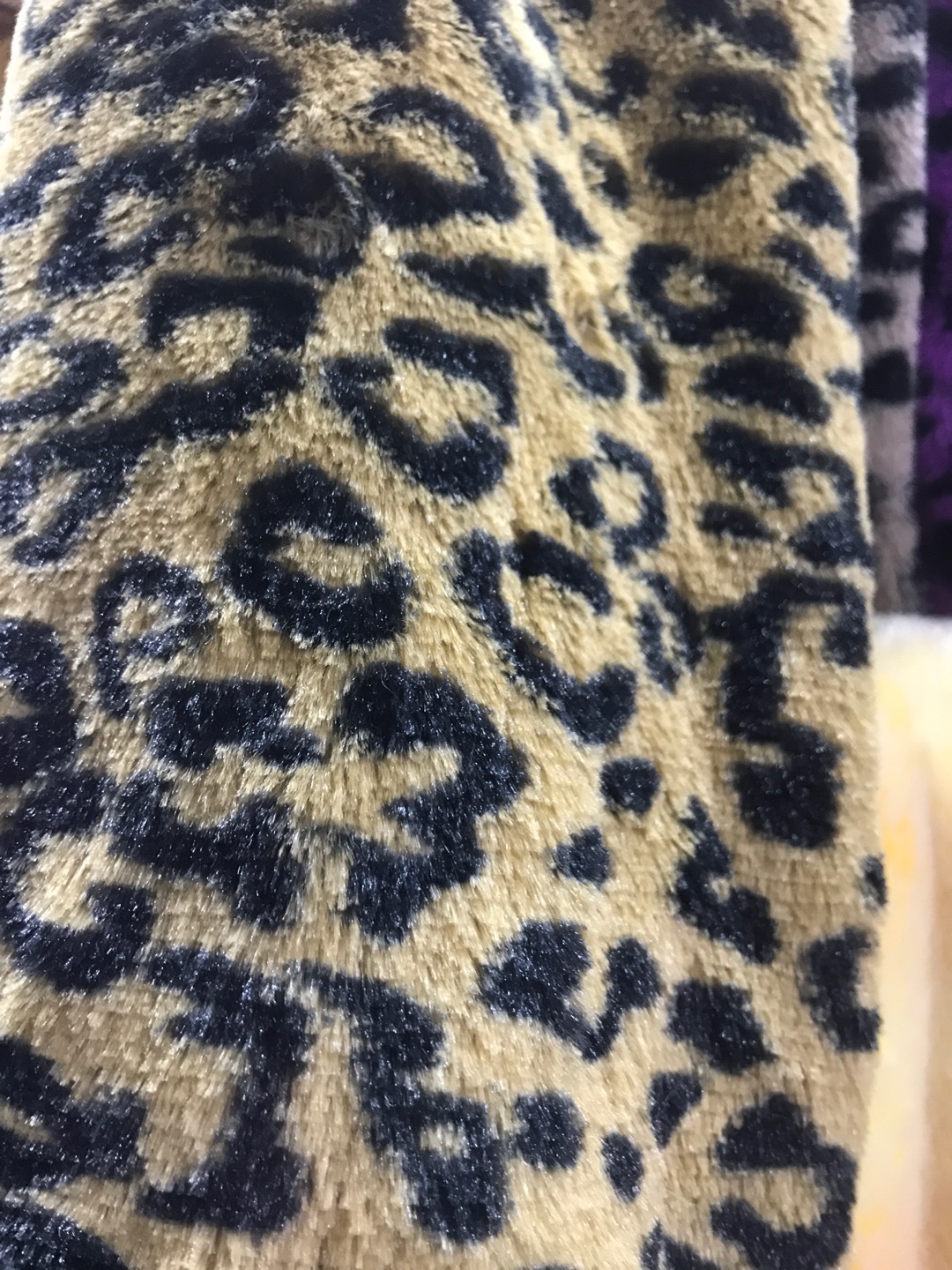 Leopard Print Pv Velvet Scarf Hat Clothing Toy Crafts Specification drawing