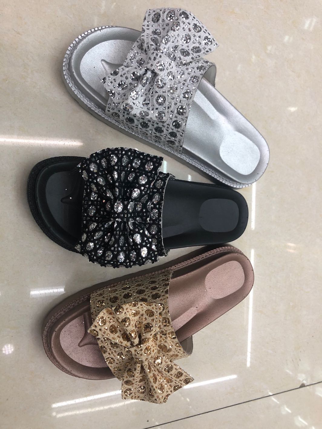New 1 Sports Casual Slippers Velcro One Word details Picture