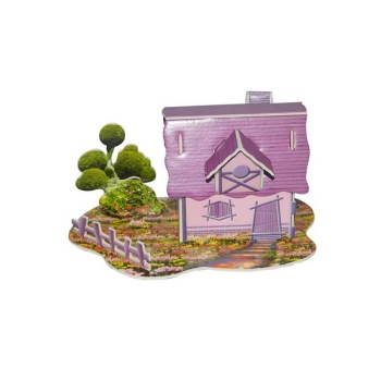 儿童益智玩具模型玩具迷你纸质立体拼图房子类