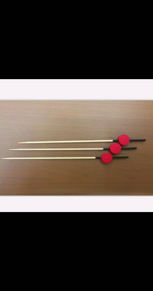 迷你爱心牙签装饰蛋糕小饰品可爱一次性水果插产品图