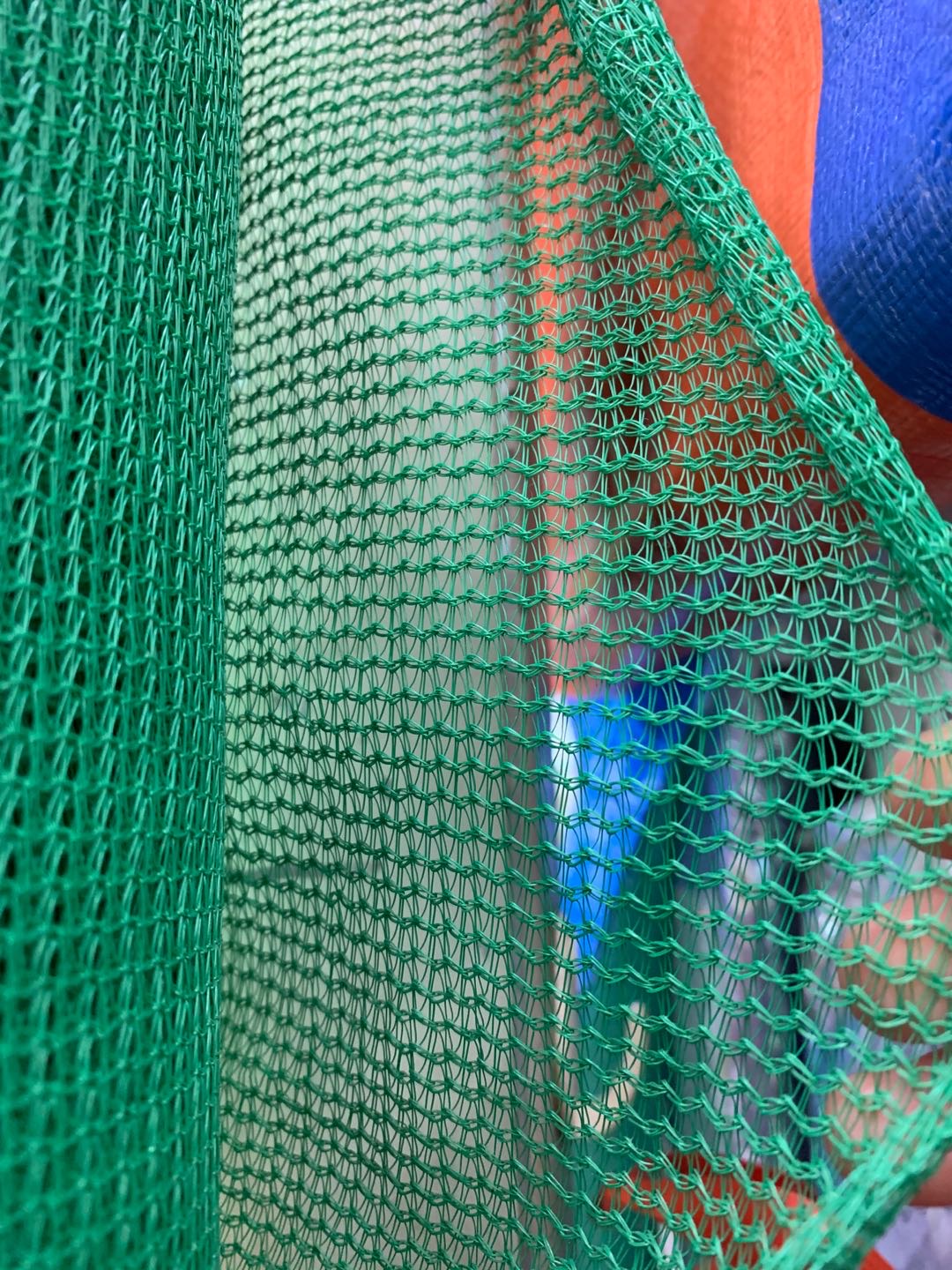 Flame-retardant close-mesh safety nets for construction site engineering elevator entrance protection details Picture