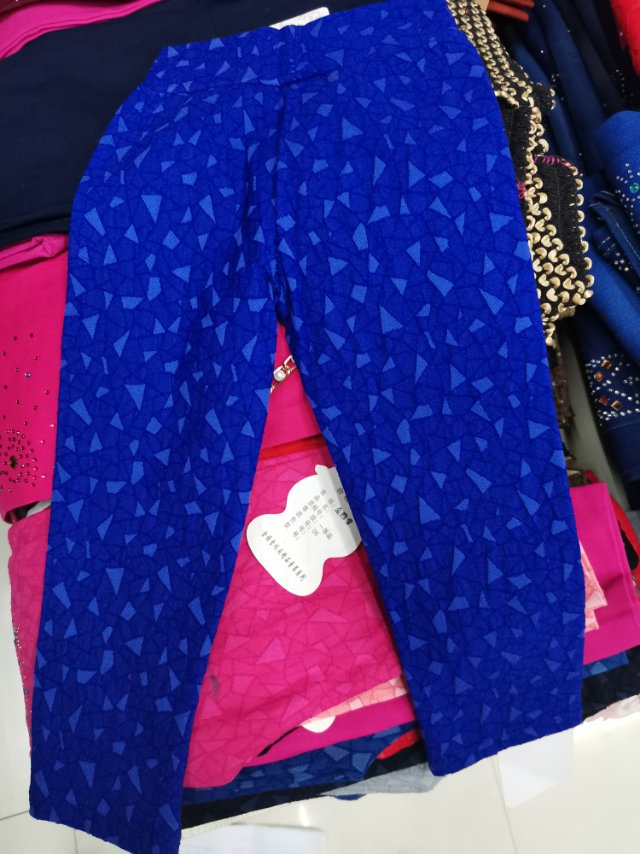 Azul outwear leggings con taladro algodón niño mujer Specification image