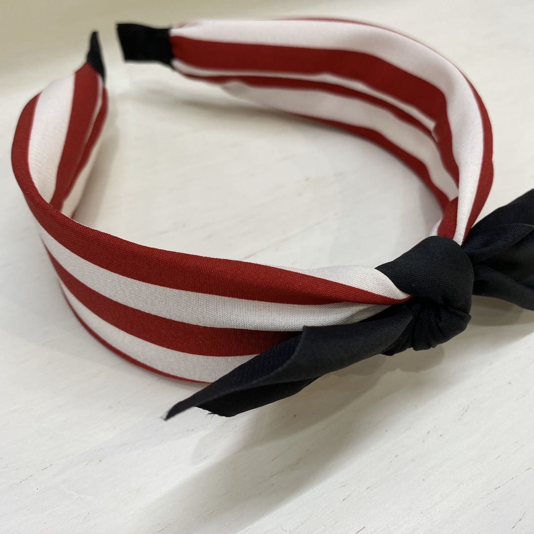 热销新款简约百搭时尚布艺兔耳朵女士头箍细节图