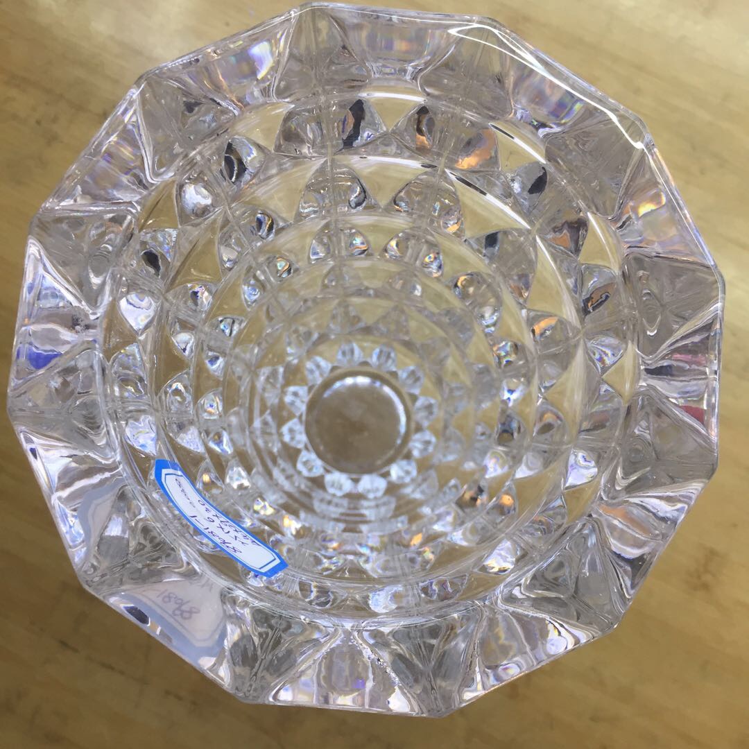 水晶玻璃花瓶摆件透明水培富贵竹百合欧式客厅创意花瓶产品图