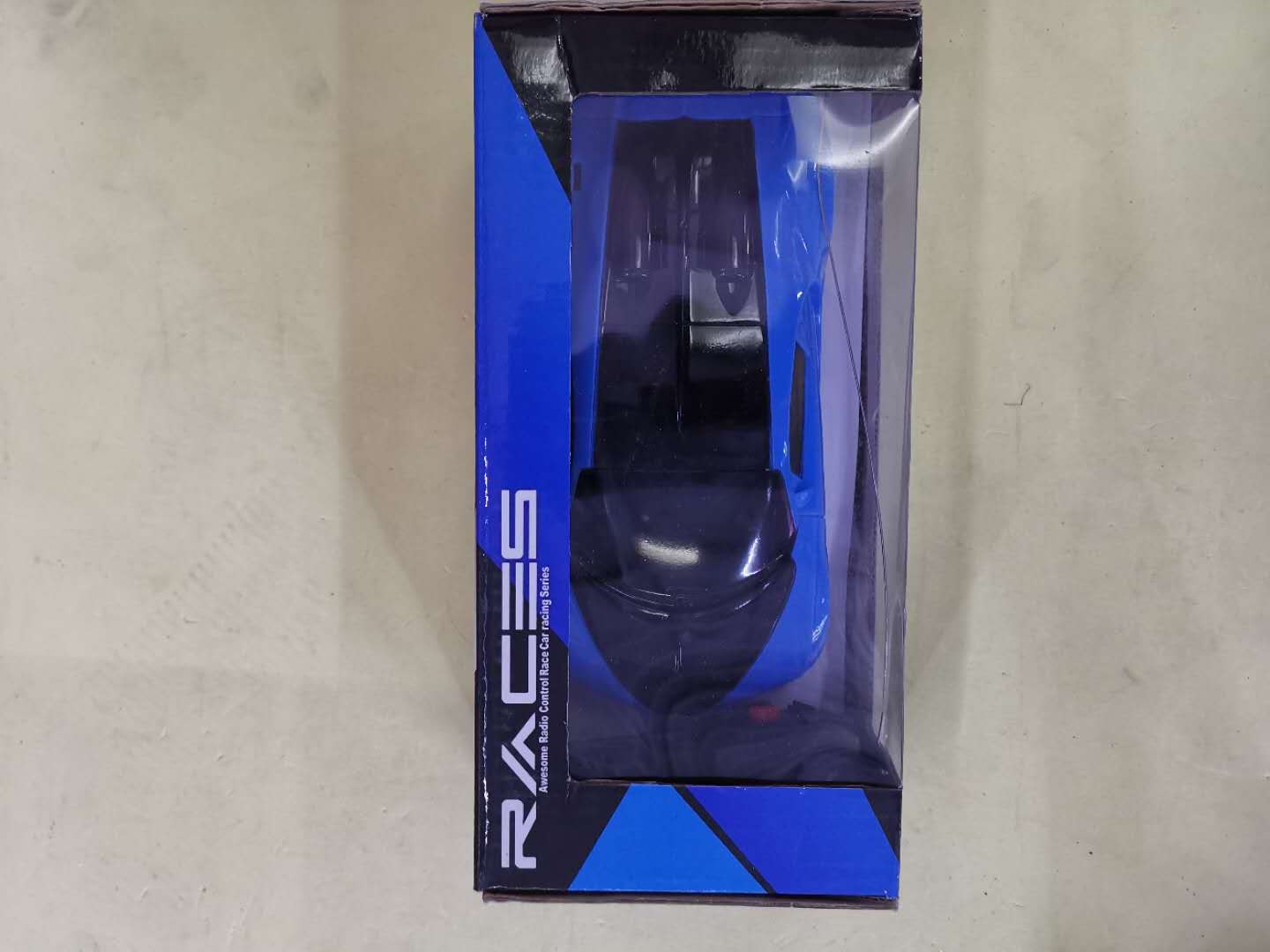 Children's remote control car, electric remote control car, toy car, children's toy model, blue coupe