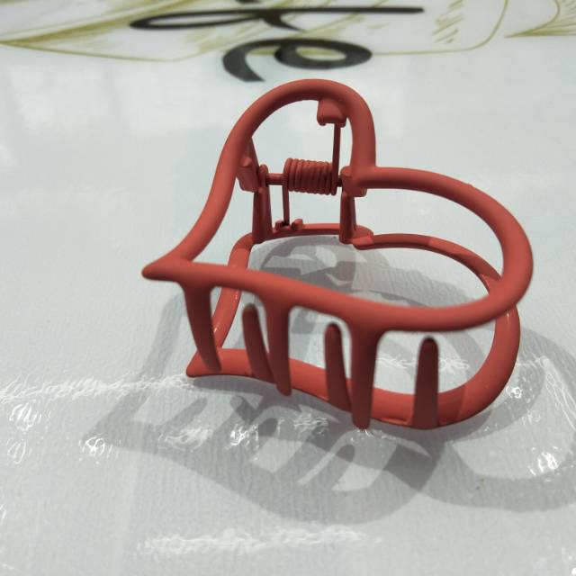 Hyuna's small scratch-clip bangs headwear, Korean Mickey heart-shaped small hair clip, side clip, children's color Specification image