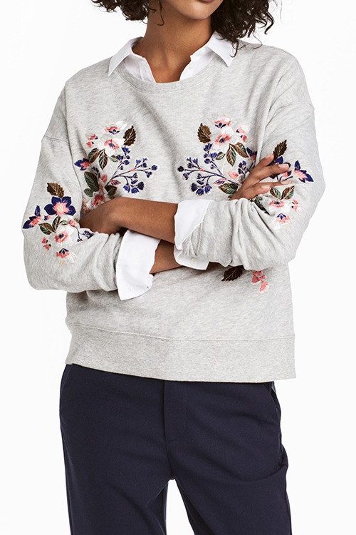 全棉毛圈 工厂剪标女士圆领套头短款卫衣外套