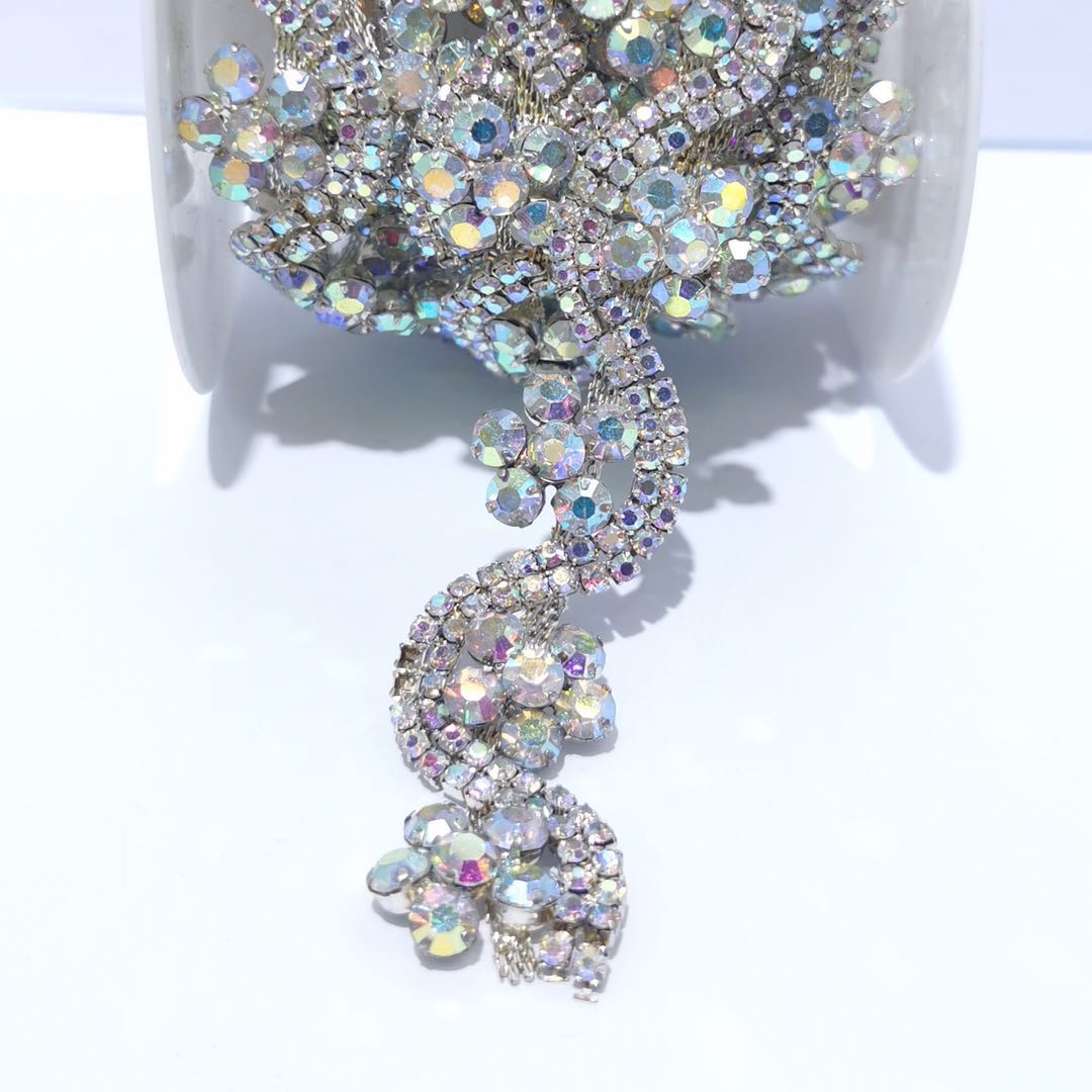 Rhinestone Plating Chain Diy Diamond Mesh Diamond Clothing Jewelry Accessories Handmade Jewelry details Picture
