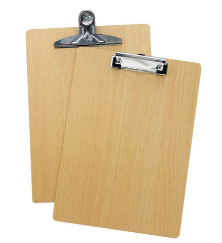 Thickened wooden hanging A4 board clamp, folder pad, writing board clamp, flat board clamp