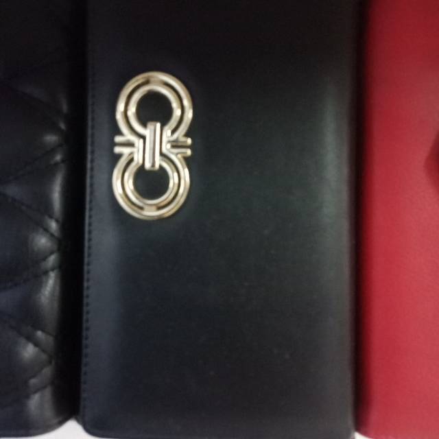 Black eight - character alloy buckle girl's zero purse thumbnail