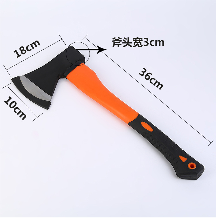 Plastic-handled axes, household axes, outdoor mountain-cutting axes, logging axes, woodworking and fire-fighting axes