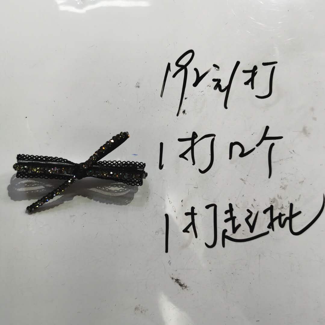 韩版时尚女士热销水钻头饰蝴蝶结发夹