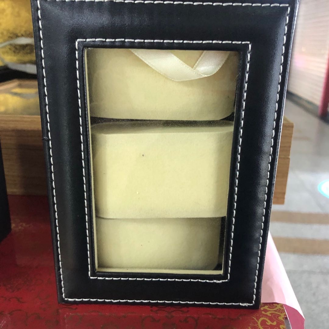 3格欧式皮质手表盒收纳盒腕表展示盒机械表首饰盒手表盒子手链整理盒