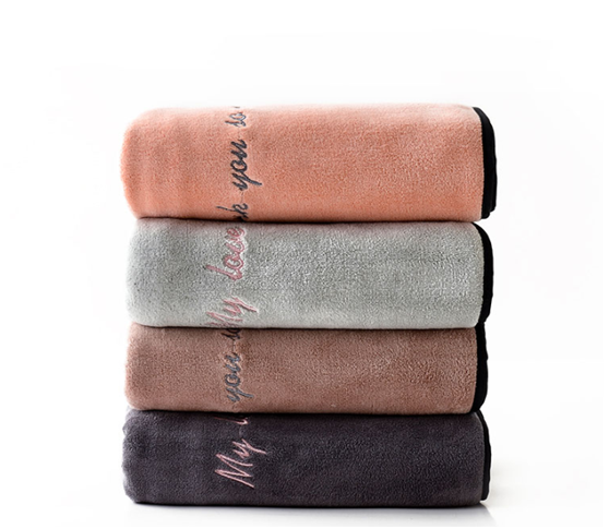 超细纤维绣字大浴巾全棉吸水成人大浴巾 纯棉新疆长绒棉浴巾 男女通用