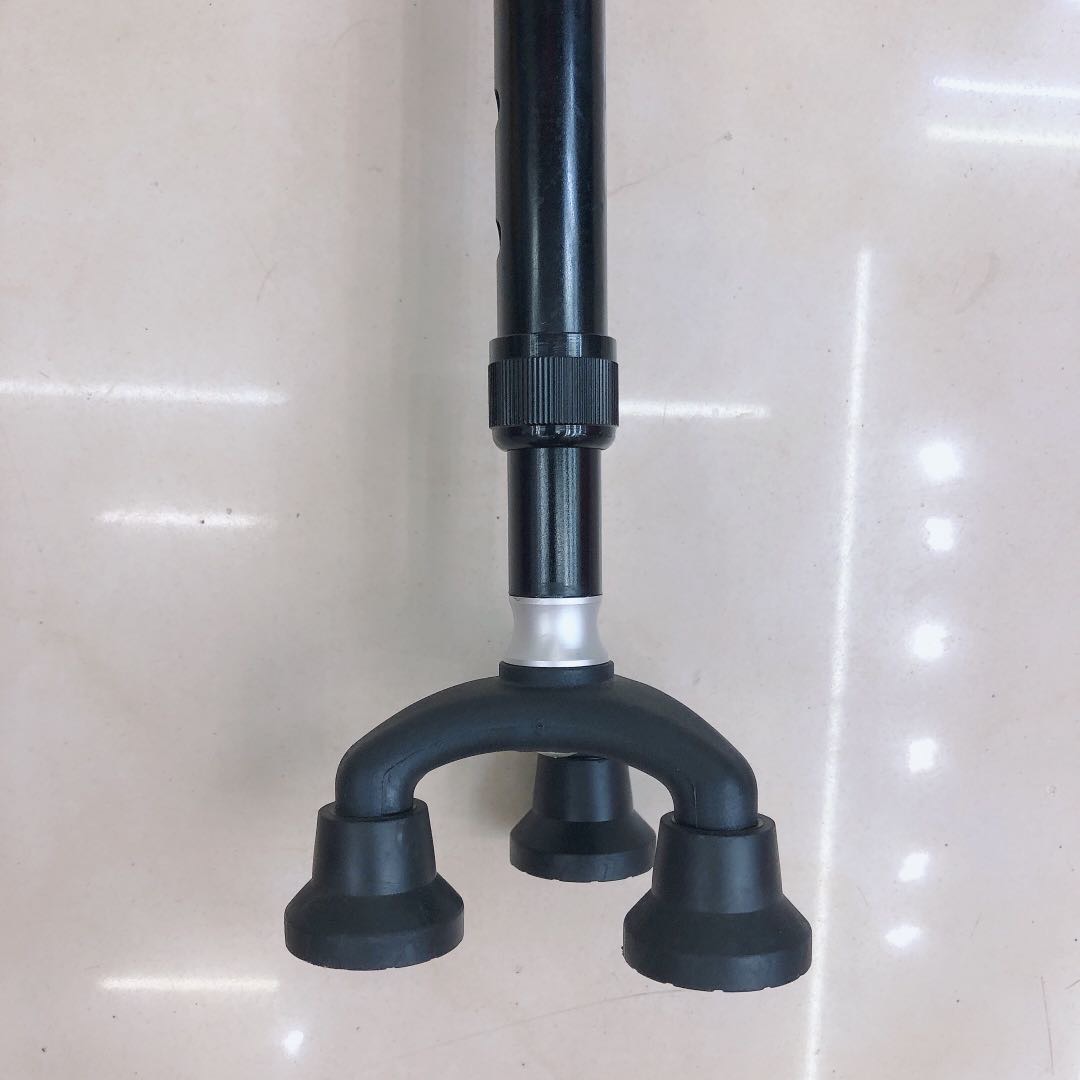 手杖拐棍登山杖老人轻便拐杖拐扙助步器三角多功能扶手四爪三脚细节图