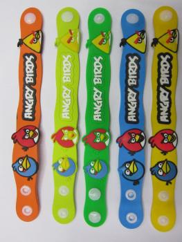 Pvc Soft Glue Cartoon Personality Cool Handsome Man Grow Square Shaped Wrist Strap details Picture