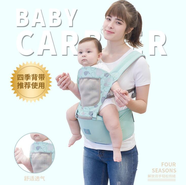 爱儿宝aiebao 四季使用婴儿背带前抱式抱小孩神器A6611图