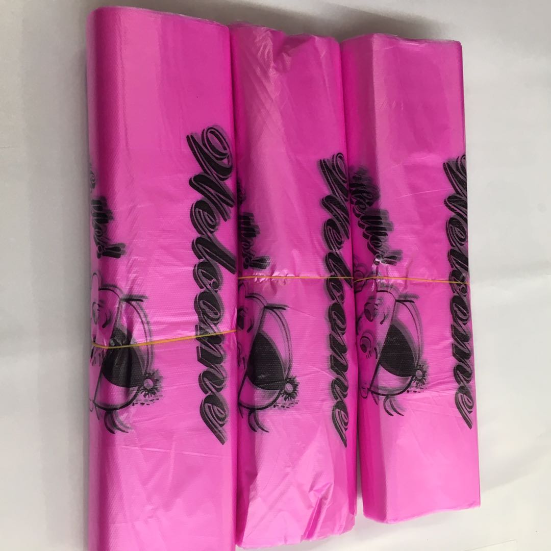 金荣塑料袋定制超市购物手提方便袋背心袋红