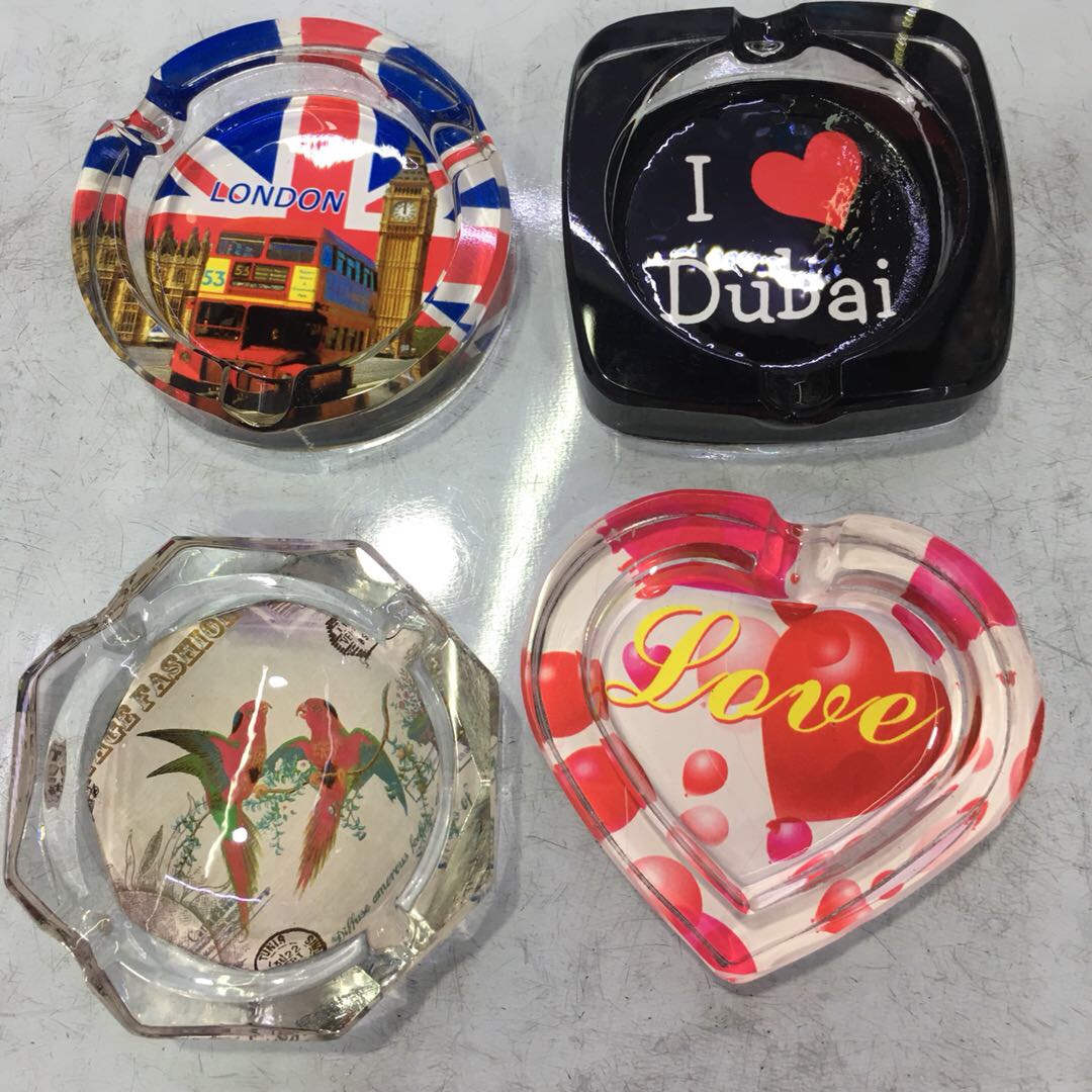 厂家直销水晶烟灰缸60-80mm