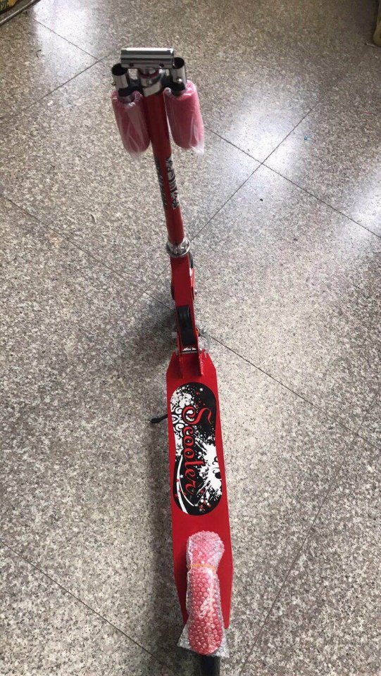 JX-25T型铝合金架喷漆儿童滑板车成人滑板车产品图