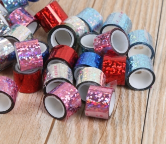 装饰贴纸盒装创意可撕胶布彩色专用胶带产品图